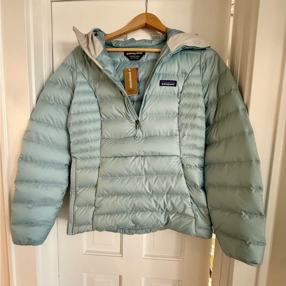 Patagonia Jackets & Blazers - Patagonia Women's Light Blue Puffer Jacket
